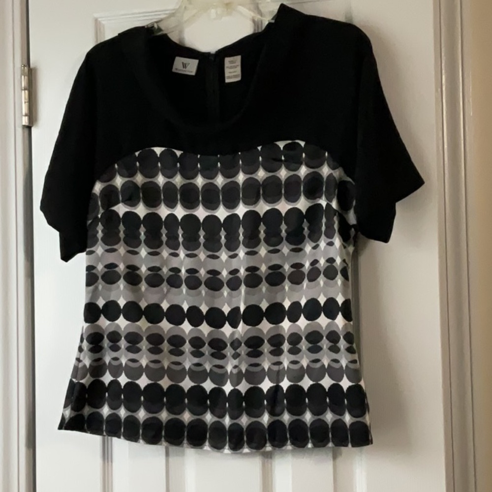 Stylish Black and Gray Women's Top